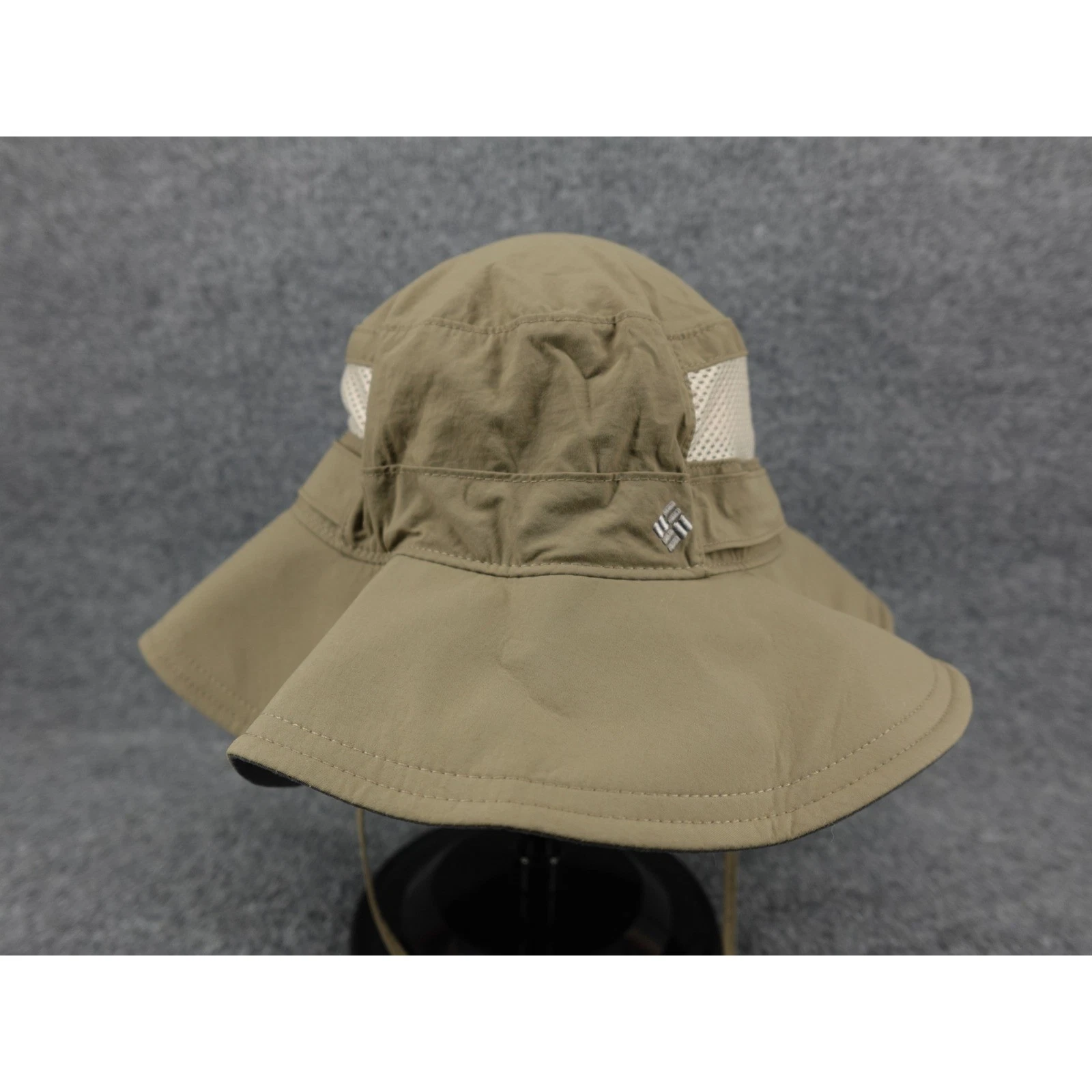 Columbia Bora Bora Booney Sun Hat Unisex O/S Khaki Good XU4700 Mesh Venting