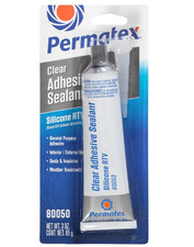 Permatex 80050 Clear Rtv Silicone Adhesive Sealant 3 Oz