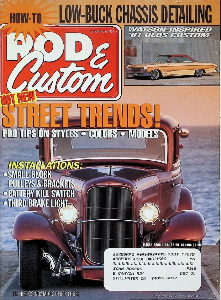 ROD & CUSTOM MAGAZINE LOT (12) | 2000 | VINTAGE HOT RODS | ***COMPLETE YEAR*** - Image 4 of 4