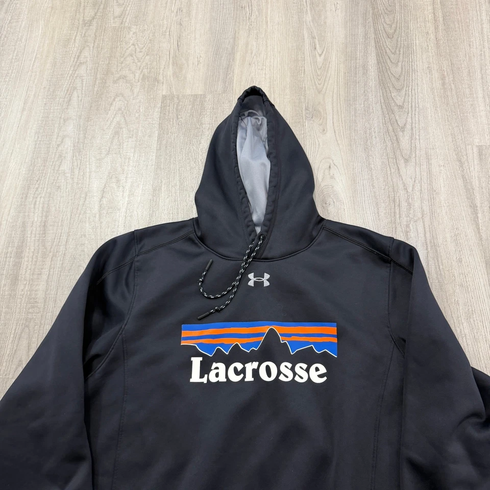 Under Armour Doble Amenaza Polar Lacrosse Sudadera con Capucha Para Hombre Sudadera Extra Grande Foto 2 de 4