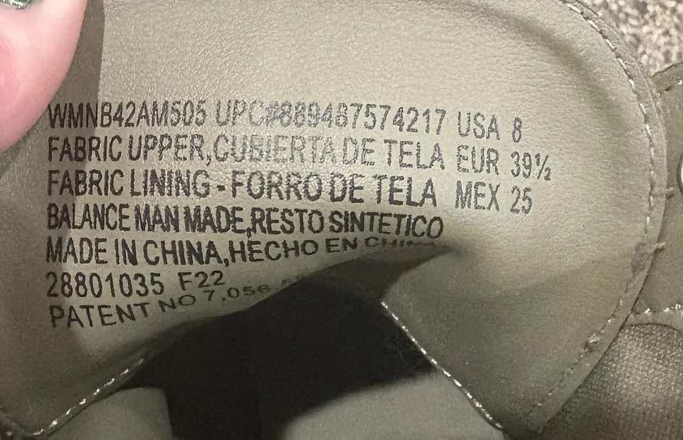 Botines de combate de lona verde oliva Foto 3 de 4