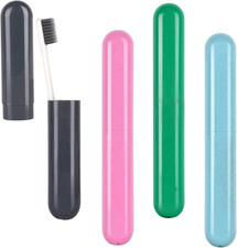 4 Pack Travel Toothbrush Case Portable Travel Toothbrush Holder Plastic Toothbru