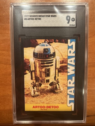 1977 Wonder Bread Star Wars #8 Artoo-Detoo — SGC 9