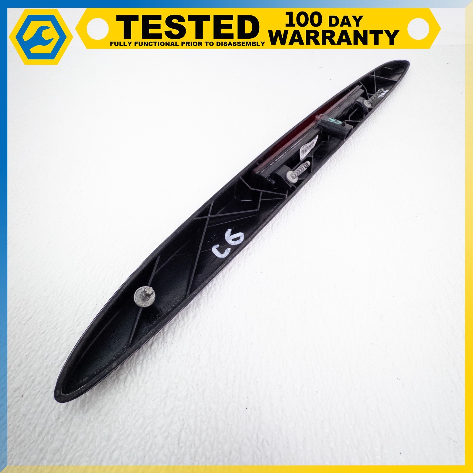 05-13 CHEVROLET CORVETTE C6 REAR CENTER HIGH MOUNT LED STOP LAMP ASSEMBLY OEM
