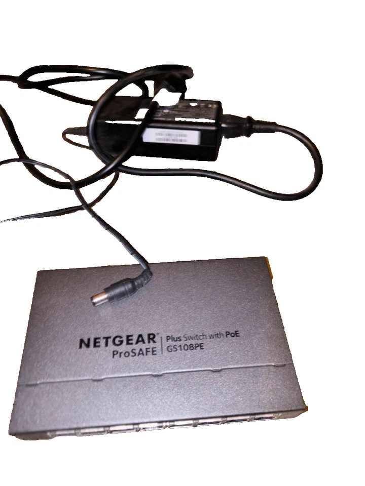 NETGEAR GS108PEv3 ProSafe 8Port Gigabit Smart Switch 4-Port PoE mit Netzteil