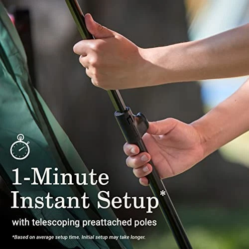 COLEMAN SKYLODGE INSTANT SETUP SCREENED CANOPY TENT, 15X13FT, 2156417 - MOSS - Image 3 of 4