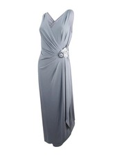 Calvin Klein Women's Plus Size Embellished Sheath Dress (2, Tin)