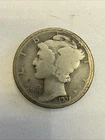 1921-d  Mercury Dime, Semi-Key Date #11264