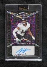 2022 Wild Card Alumination Pro-Look Black Lazers 5/5 Kyle Hamilton Auto 1n93