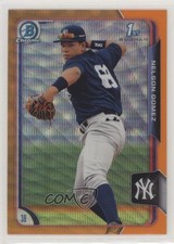 2015 Bowman Chrome Prospects Orange Wave Refractor Nelson Gomez #BCP116 xm5