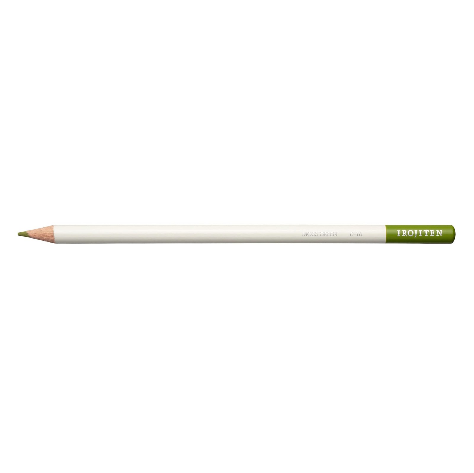Tombow coloured pencil moss green, wax-based lead with high colour brilliance, a