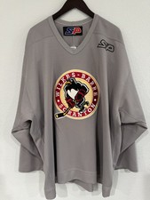 SP Wilkes-Barre Scranton Penguins Gray Practice Hockey Jersey Men’s Size 56