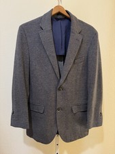 Men's Massimo Dutti blue blazer Polyamide Size Sz 48 / US 38