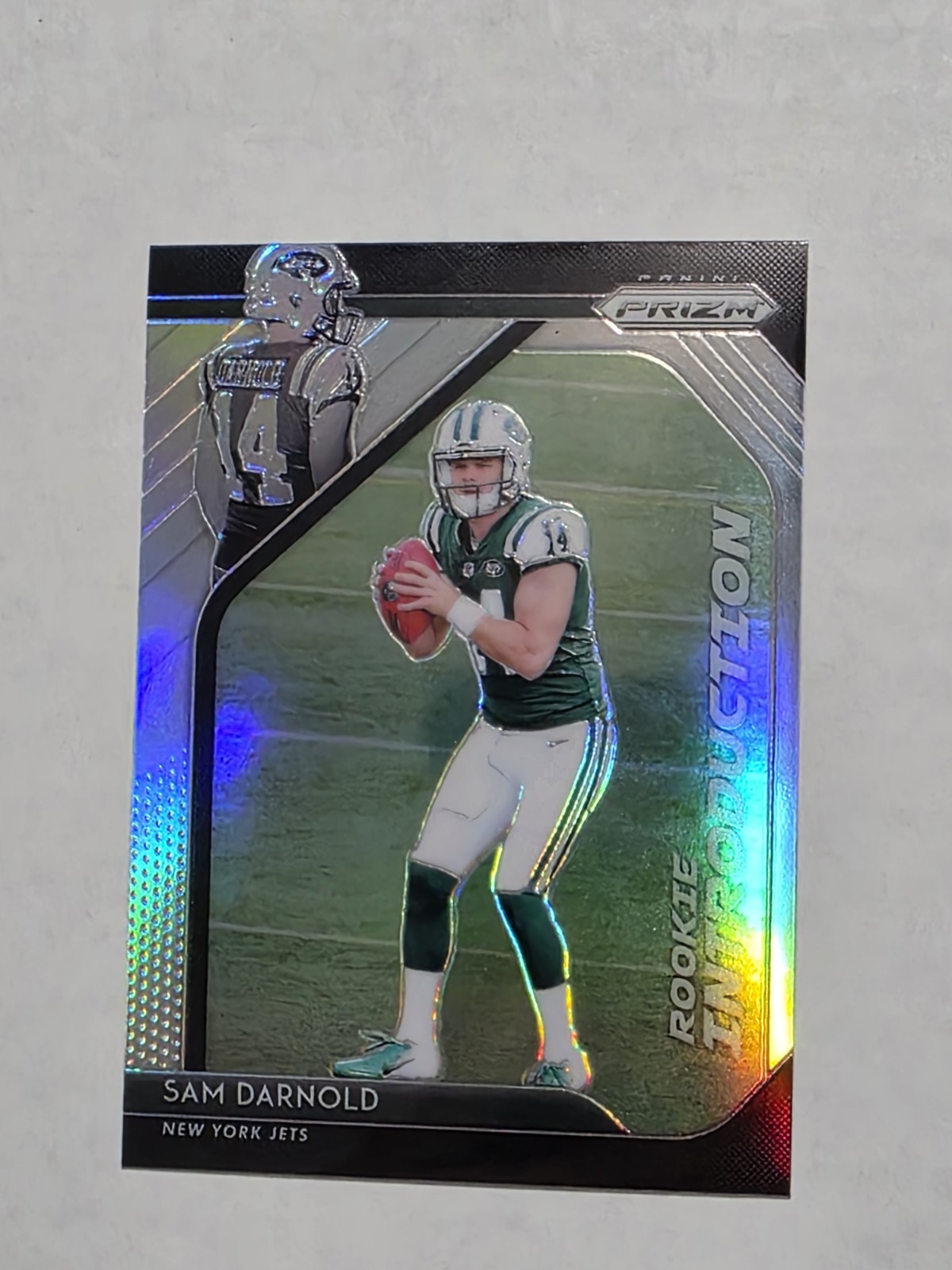2018 Panini Prizm #RI-3 Sam Darnold Rookie Introduction RC New York Jets