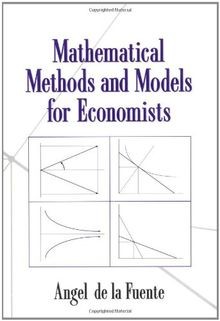 Mathematical Methods and Models for Economists von Angel... | Buch | Zustand gut