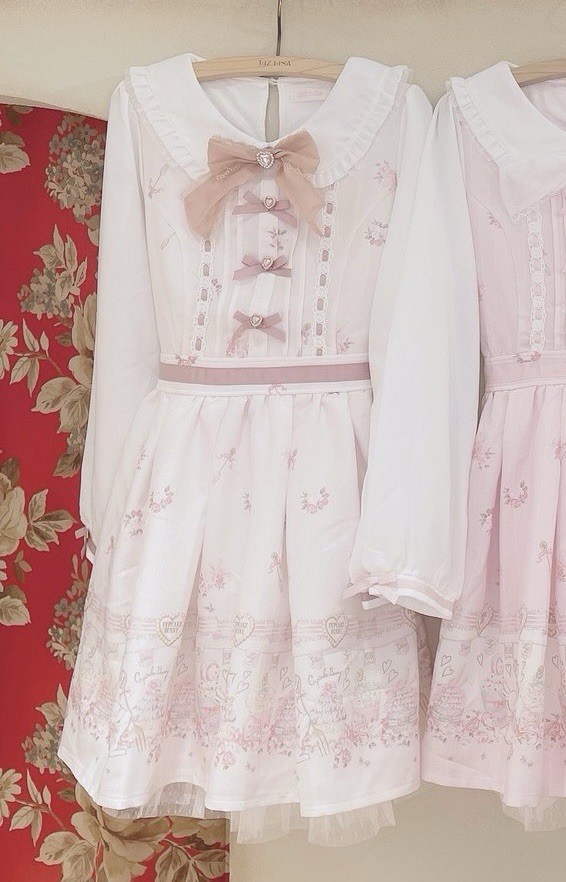 Liz Lisa Cupcake Bunny Dress White Jiraikei Ryousangata Kawaii J