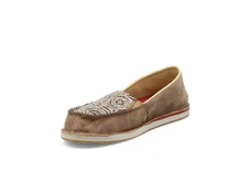 Twisted X Casual Shoes Womens Slip On Bomber Light Taupe WCL0019