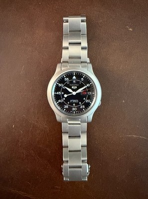 Seiko 5 Sports Men's Black Watch - SNK809