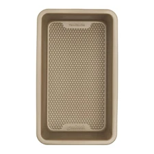Best GoodCook BestBake Nonstick Textured Carbon Steel Loaf Pan 9" x 5", Bronze
