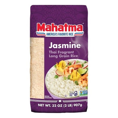 Jasmine, 2lb Bag of Rice, Thai, Indian, or Cambodian Fragrant Flavored Rice, ...