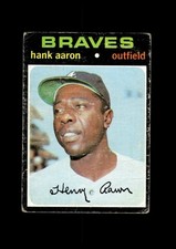 1971 Topps Set-Break #400 Hank Aaron LOW GRADE (crease) *GMCARDS*