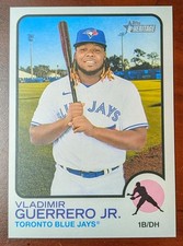 VLADIMIR GUERRERO JR 2022 Topps Heritage '73 Baseball Oversized Boxloader #OB-VG