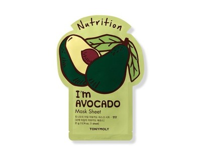 Tony Moly I'm Avocado Mask Sheet NEW Nutrition (3 pcs)