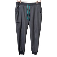 Figs Scrub Pants Womens Large Gray Zamora Cargo Jogger Technical Collection