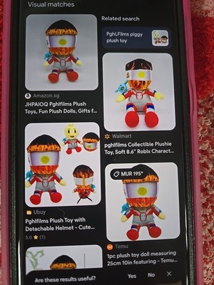 Pghlfilms Plush Toy From AMONG US WITH DETACHABLE HELMET