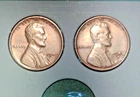 1940 P & D Lincoln Cent, Full Wheat Lines