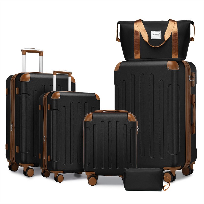 Sets 6 Piece,hardside Expandable Suitcases With Spinner Whee