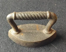 Antique Small Antique Sad Iron - Child's Toy Replica