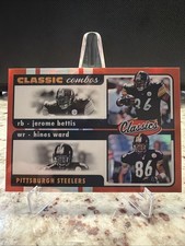 2022 Panini Classics - Classic Combos Jerome Bettis, Hines Ward #CC-10 Red /50