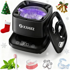 Ultraschallbad mit UV-Lampe 42000Hz-180ml f&uuml;r Zahnersatz,Zahnschiene und Schmuck
