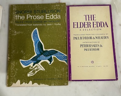 VTG Norse Mythology PB Book lot The Elder Edda Prose Edda Tales from Norse Myth