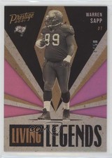 2021 Panini Prestige Living Legends Xtra Points Pink 24/50 Warren Sapp HOF ni4