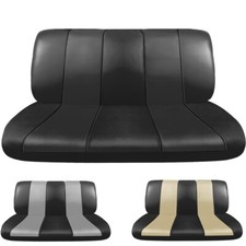 Pu Leather Bench Seat Cover For Ford Chevy Dodge And Full Size Trucks Car