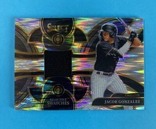 2024 Select Baseball Selective Swatches Flash Prizm Patch Jacob Gonzalez #SS-JG