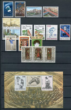 SAINT MARIN 1986 ANNÉE NEUFS MNH - 16 TIMBRES + 1 BLOC - VOIR PHOTO