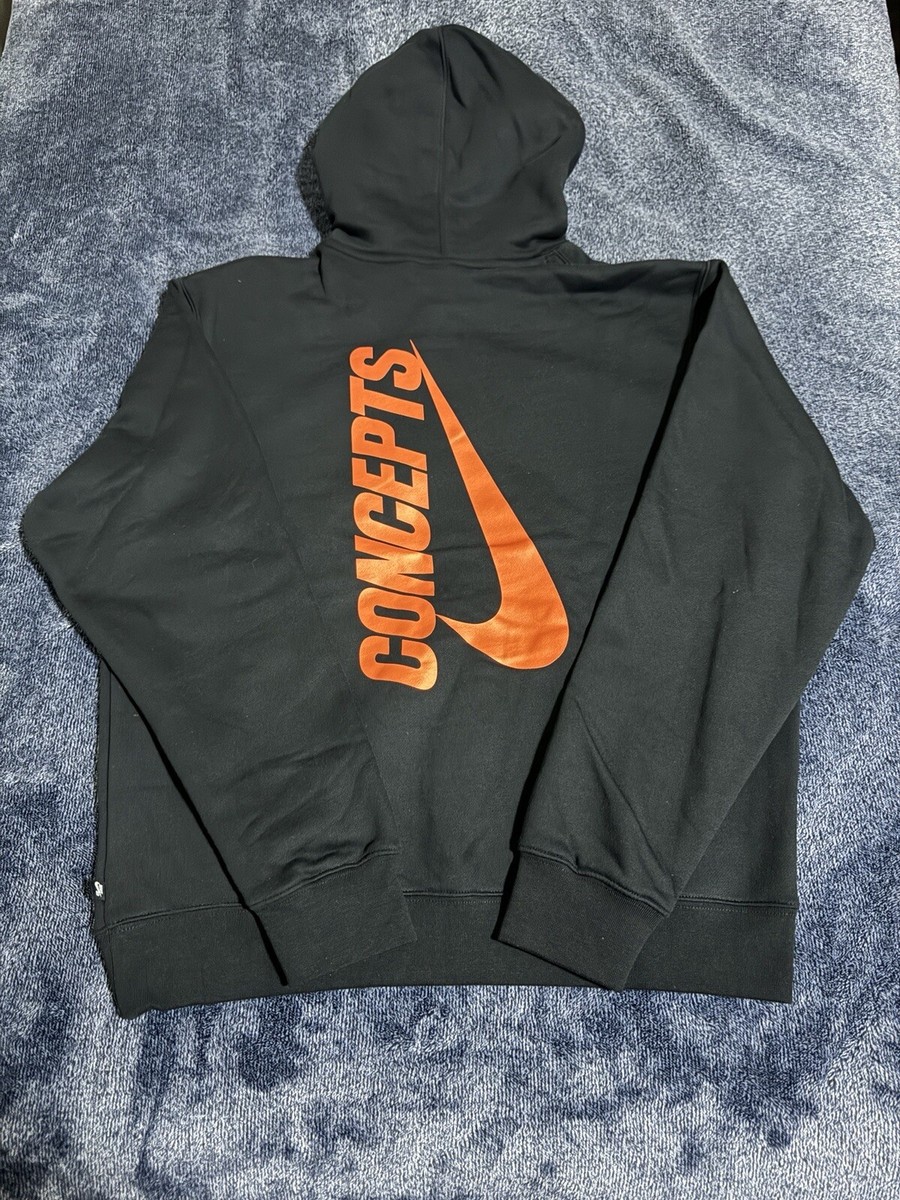 ★送料・関税込★NIKE★Nike x Concepts SB Fleece Hoodie Black Nike SB X Concepts Fleece Hoodie Black/Orange Size: Medium
