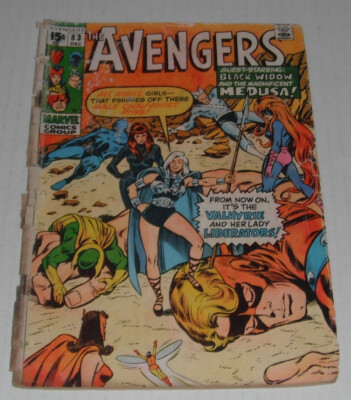 Avengers #83   Fair-Good.. 1.5 grade.. 1st Liberators...1970 comic book--B