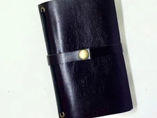 Buttery Soft Maroon Hued Leather Field Notes Journal