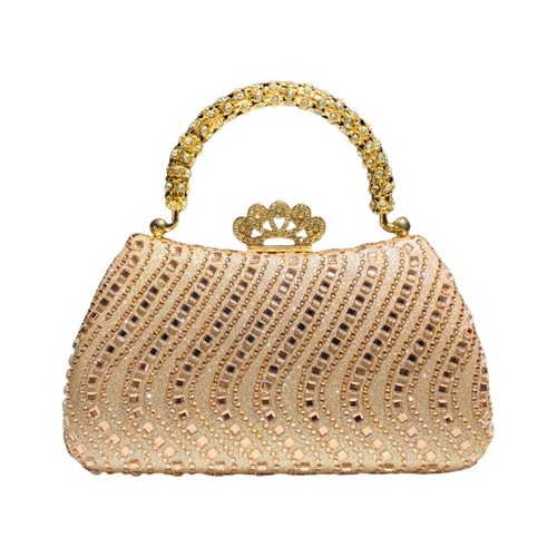 Unique Rhinestones Embellished Evening Purse Shoulder Bag For Fashionable Women - Picture 7 of 12
