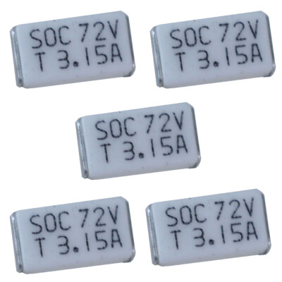 5pc Printer Fuse- SOC 3.15A 72V for Roland FP-740 SC-540 SJ-640 FJ-400 SC-545 EX