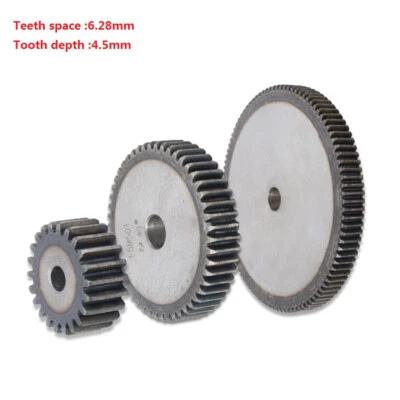45# Steel 2 Mod 10T-127T Spur Gear Thickness 20mm Motor Pinion Transmission Gear