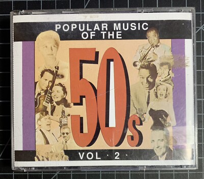 Popular Music of The 50s 1950's EMI USA 1989 4 CD Set Vol 2 Very