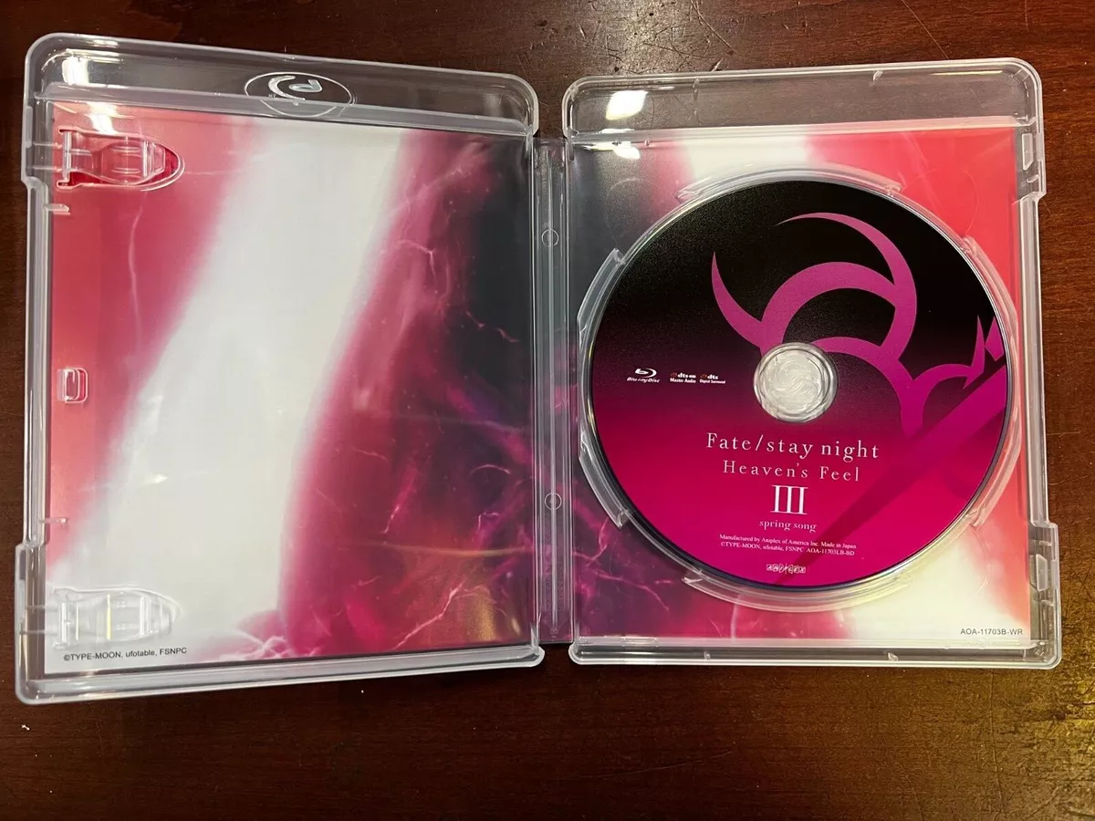 Fate/Stay Night Heaven's Feel III. spring song Blu-ray  