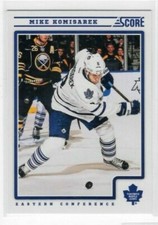 Mike Komisarek 12-13 Panini Score Hockey Base Common #434 Toronto Maple Leafs
