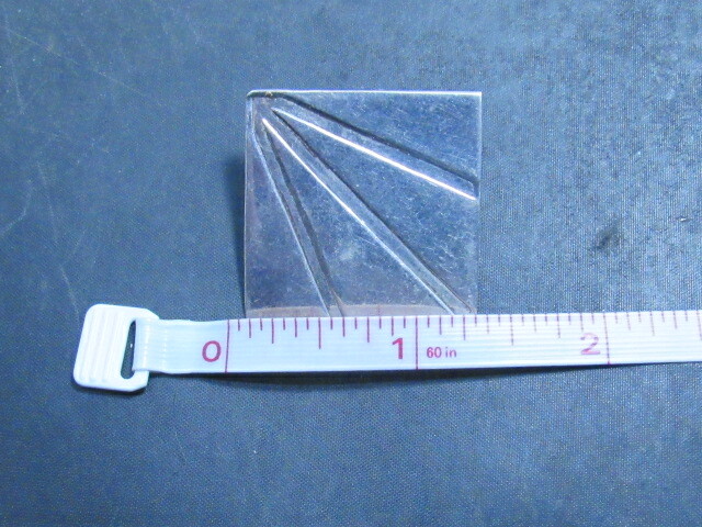 large abstract sterling silver earrings - image 2