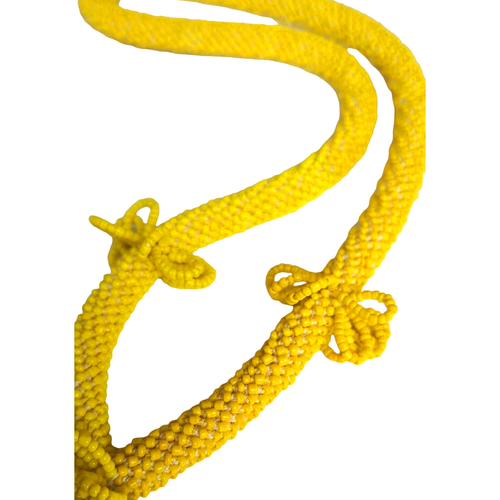 Yellow Ultra Premium Quality Handmade Kjostek Macedonia Dance Beads Wedding - Picture 3 of 4